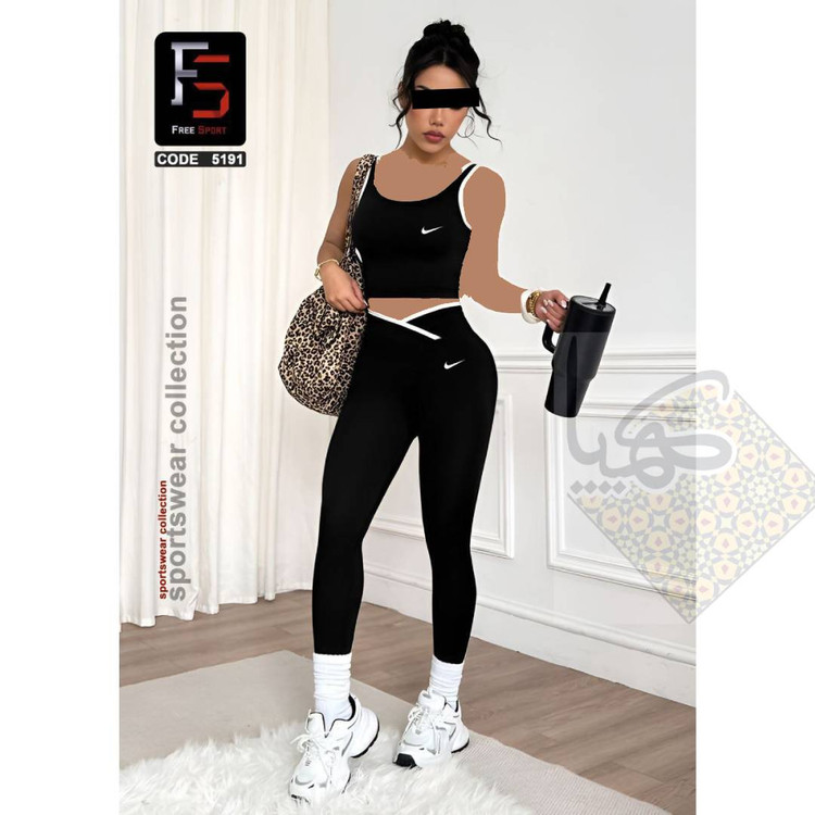 ست نیمتنه لگ زنانه غواصی استایل جذب و خوشفرم