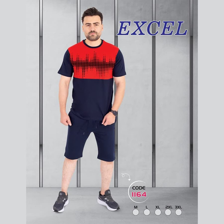 ست تیشرت شلوارک مردانه اکسل اورجینال ۱۱۶۴