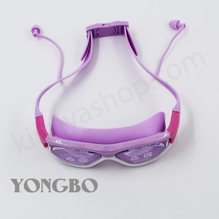 عینک شنا نوجوان YONGBO مدل بنفش – ضد بخار و UV