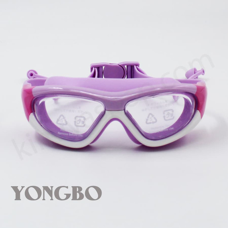 عینک شنا نوجوان YONGBO مدل بنفش – ضد بخار و UV
