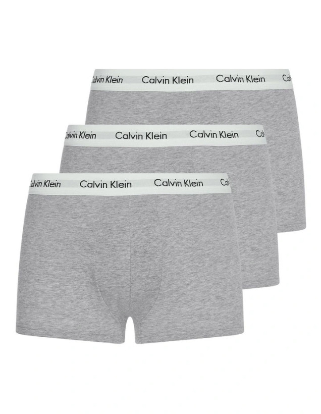 پک 3 عددی شورت مردانه کلوین کلاین کش اسپرت طوسی calvin klein
