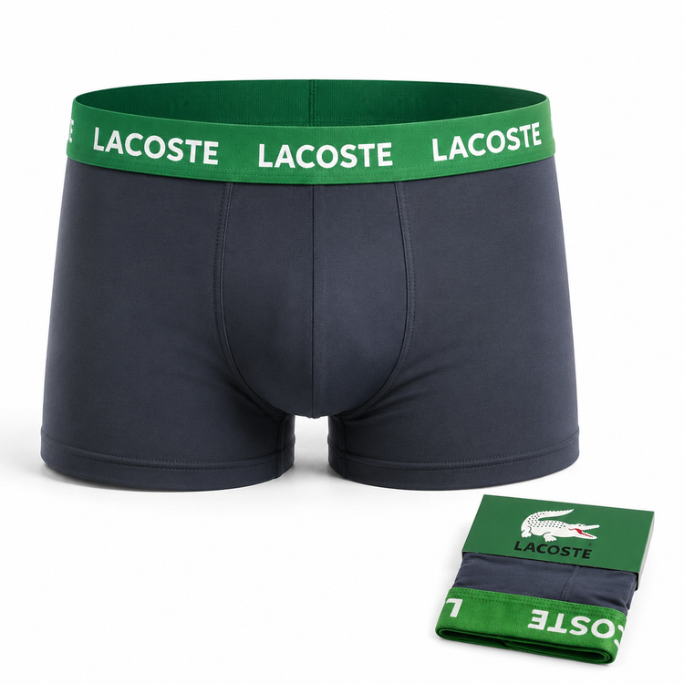 شورت نیم پا مردانه لاگوست (Lacoste) طوسی تیره - سری اسپرت