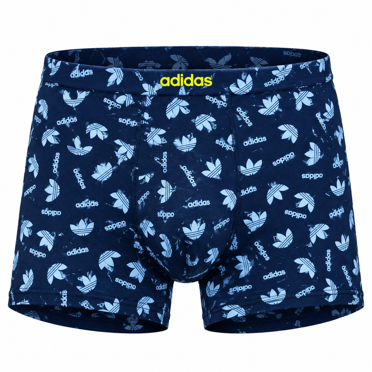 شورت پادار مردانه نخ پنبه اعلا طرح آدیداس (Adidas) – رنگ سرمه ای