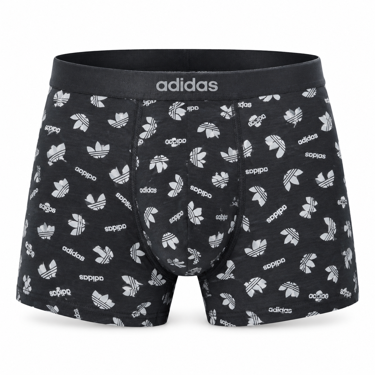 شورت پادار مردانه نخ پنبه اعلا طرح آدیداس (Adidas) – رنگ خاکستری