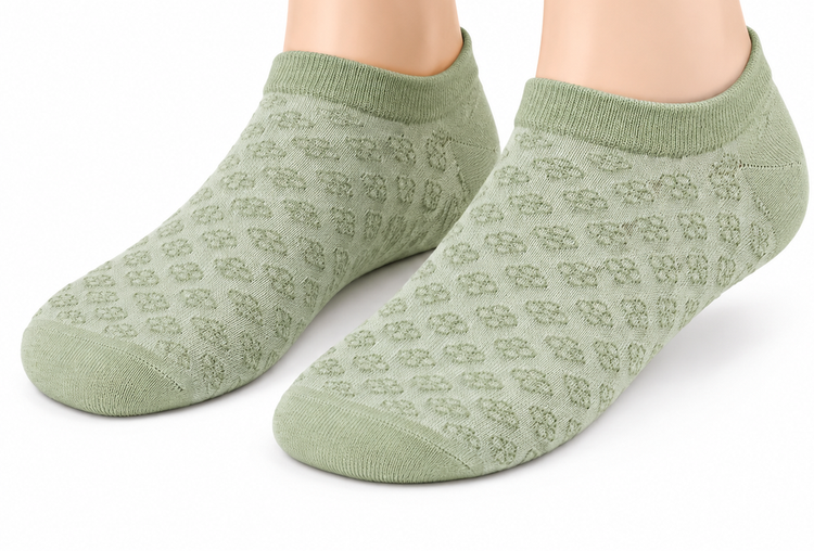 جوراب مچی زنانه پنبهای طرحدار Family Socks بدون درز و معطر
