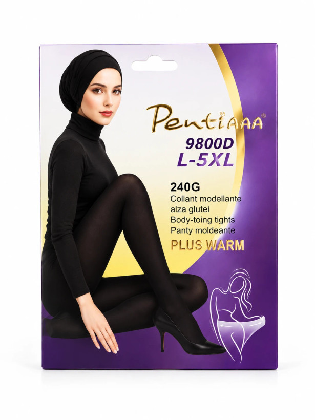 جوراب شلواری تو کرک 9800 پنتی گرم بالا