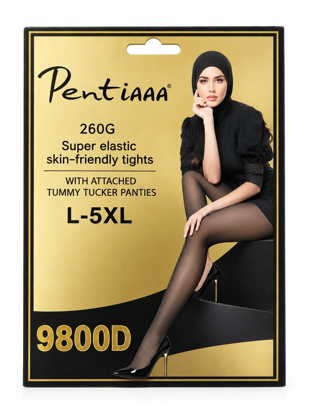 جوراب شلواری داخل کرک سه بعدی 9800 گرم بالا